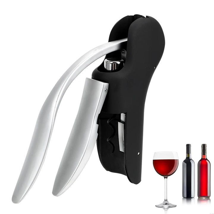 HOOMIN Convenient Bottle Openers Wine Tool Set Foil Cutter Bar Lever Corkscrew Cork Drill Lifter Kit Kitchen Accessories