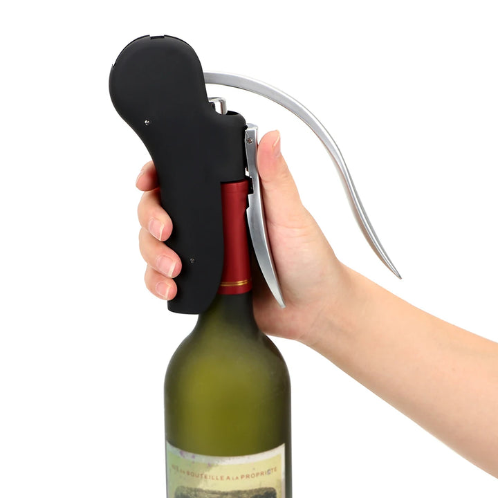 HOOMIN Convenient Bottle Openers Wine Tool Set Foil Cutter Bar Lever Corkscrew Cork Drill Lifter Kit Kitchen Accessories