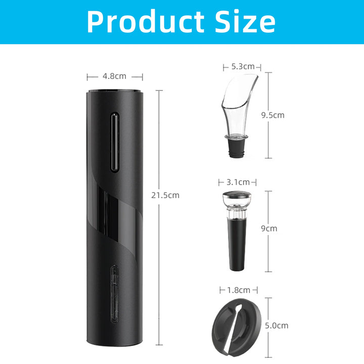 Electric Wine Opener Automatic Corkscrew Wine Openers for Beer Battery Bottle Opener Foil Cutter Kitchen Bar Can Opener