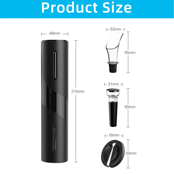 Electric Wine Opener Automatic Corkscrew Wine Openers for Beer Battery Bottle Opener Foil Cutter Kitchen Bar Can Opener