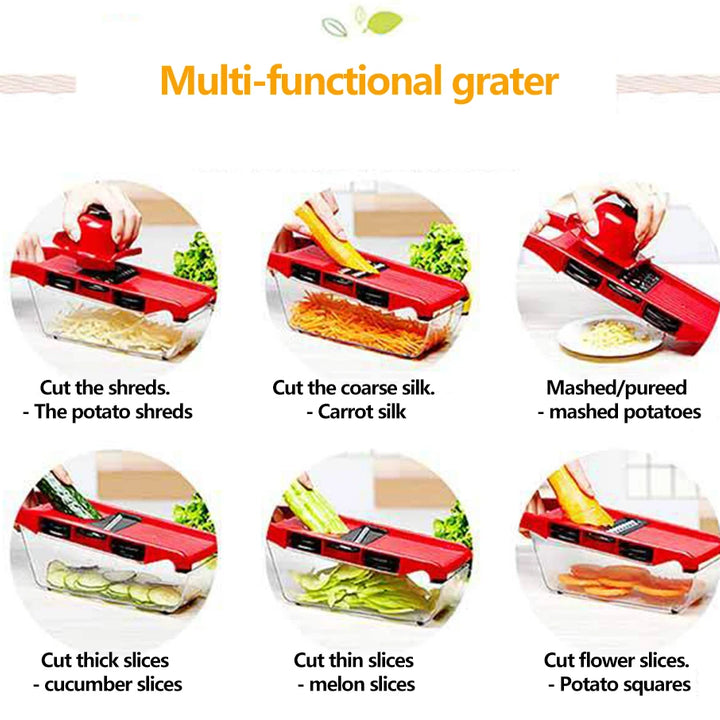 Multifunction Kitchen Slicer 6 Blades