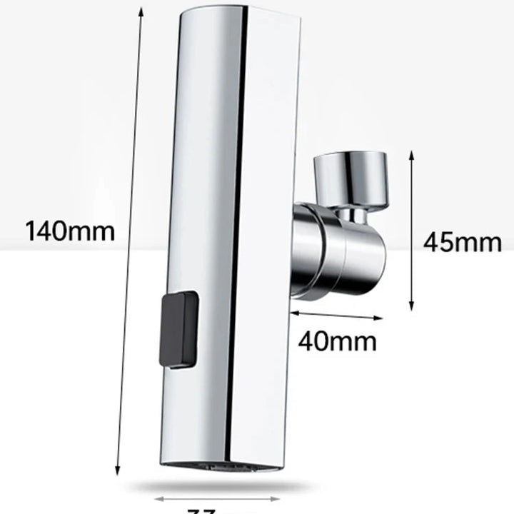 Feiyu Universal Faucet Extension Device, Splash-proof Device, Three-Level Waterfall