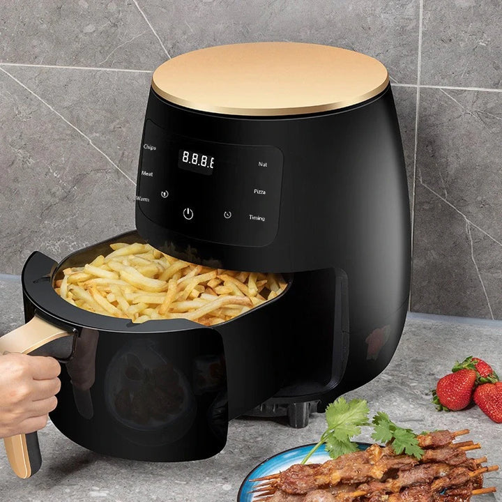 MicroData Air Fryer without Oil 4.5L 1400W Intelligent Deep Air Fryers Oven 360 Hot Air Circulation Cooker Smart Touch AirFryer