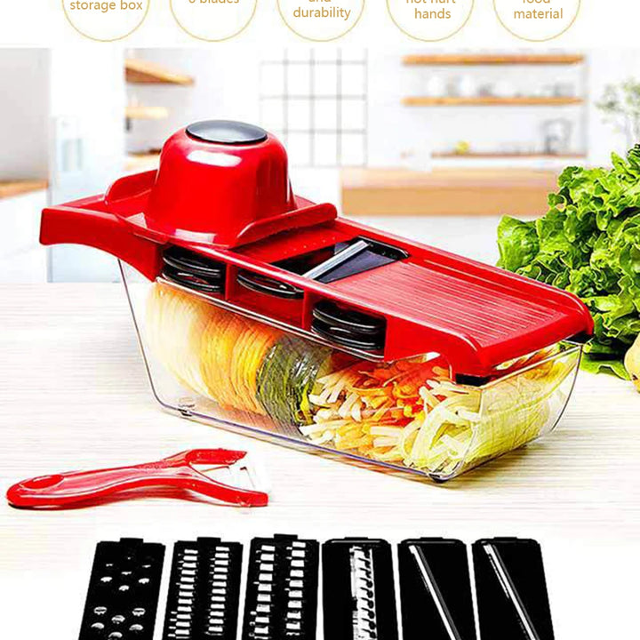 Multifunction Kitchen Slicer 6 Blades