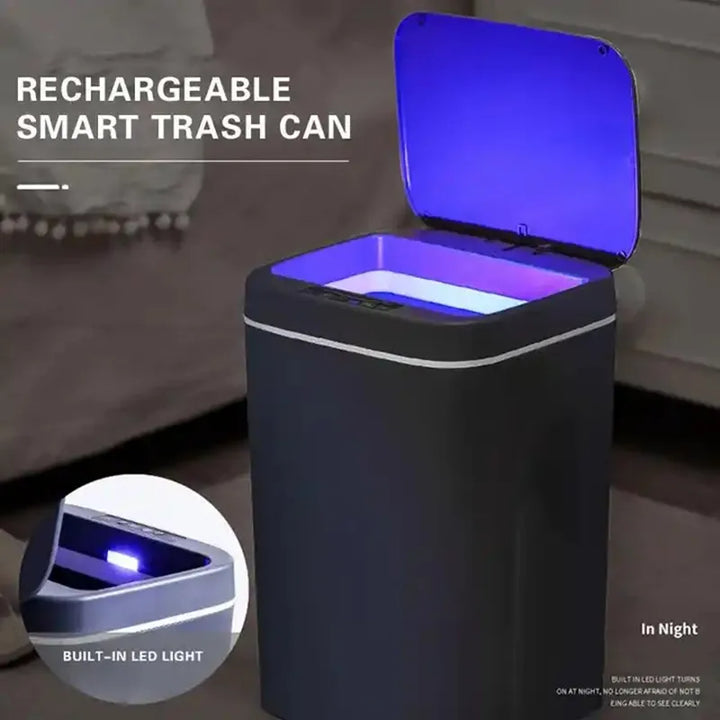 Touchless Smart Sensor Trash Can – 16L