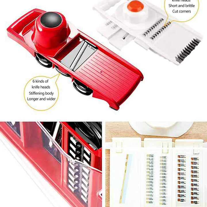 Multifunction Kitchen Slicer 6 Blades