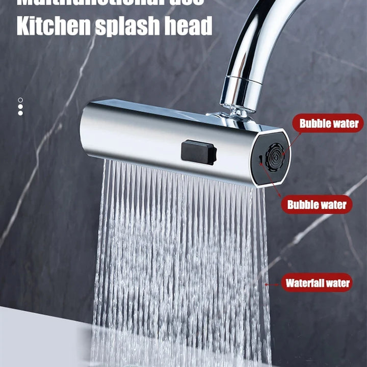 Feiyu Universal Faucet Extension Device, Splash-proof Device, Three-Level Waterfall