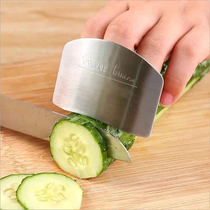 Kitchen Tool Accessories Stainless Steel Finger Guard Safety Cut vegetables Hand Guard Kitchen Tool Finger Protector Tool