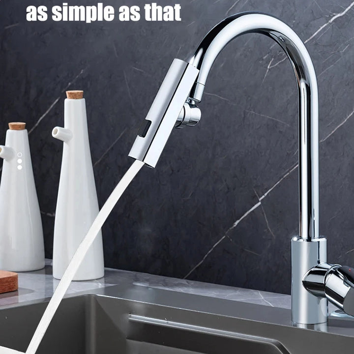 Feiyu Universal Faucet Extension Device, Splash-proof Device, Three-Level Waterfall