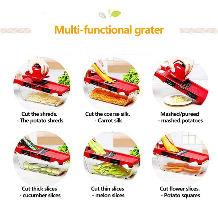 Multifunction Kitchen Slicer 6 Blades