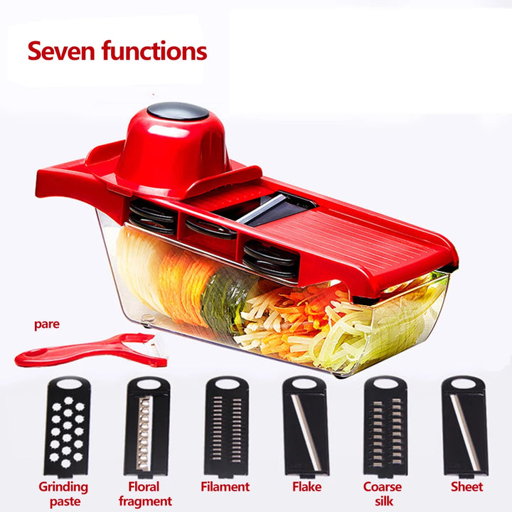 Multifunction Kitchen Slicer 6 Blades